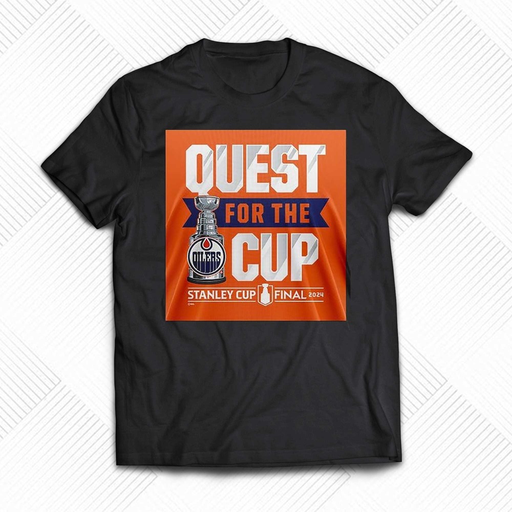 Edmonton Oilers 2024 Stanley Cup Playoffs Quest For The Cup T-Shirt